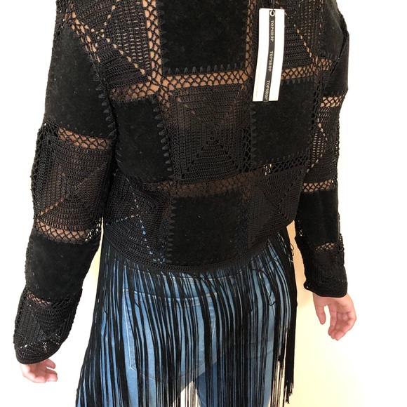Topshop velvet bohemian fringe - Picture 5 of 5